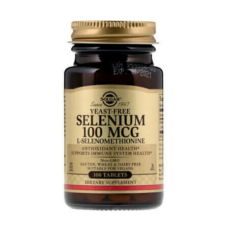 Мощный антиоксидант Solgar Selenium 100MCG