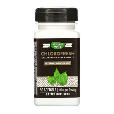 Nature's Way Chlorofresh концентрированный хлорофилл 90 капсул