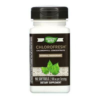 Nature's Way Chlorofresh концентрированный хлорофилл 90 капсул