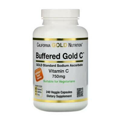 Буферизованный витамин C в капсулах 750 мг от California Gold Nutrition