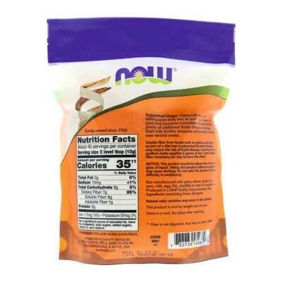 Шелуха семян подорожника для очищение кишечника от Now Foods