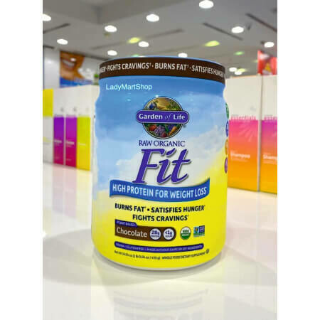 Протеин для похудения с высоким содержанием белка Garden of Life Organic, RAW Fit