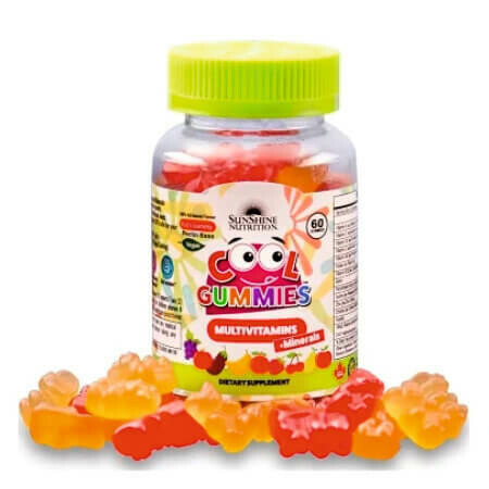 Мультивитамины+минералы для Вашего малыша в одной баночке Cool Gummies от SunShine Nutrition