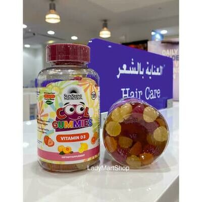 Витамин D3 для Вашего малыша в одной баночке Cool Gummies от SunShine Nutrition