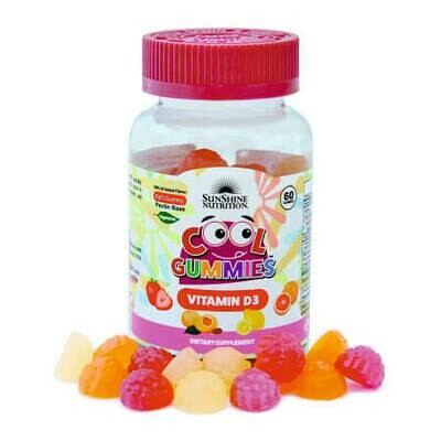 Витамин D3 для Вашего малыша в одной баночке Cool Gummies от SunShine Nutrition