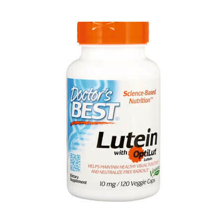 Помощь глазам Doctor's Best, Lutein with OptiLut, 10 мг