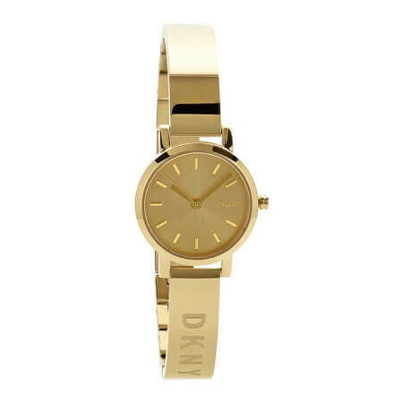 DKNY Soho Round Champagne Dial Gold-tone