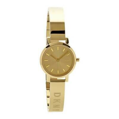 DKNY Soho Round Champagne Dial Gold-tone