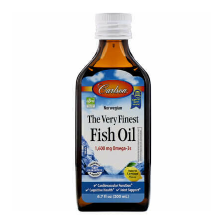 Жидкий рыбий жир высочайшего качества Carlson Labs 1600 мг
