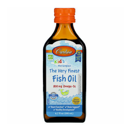 Детский рыбий жир высочайшего качества Carlson Labs Kid's 800 мг