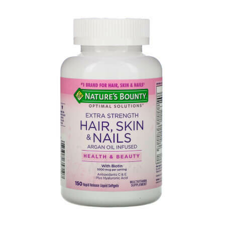 Витамины для волос, кожи и ногтей Nature’s Bounty Extra Strength Hair Skin Nails