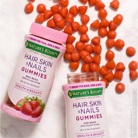 Незаменимые витамины для женской красоты Nature’s Bounty Hair Skin Nails Gummies
