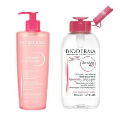 Набор Bioderma 1+1 для чувствительной кожи