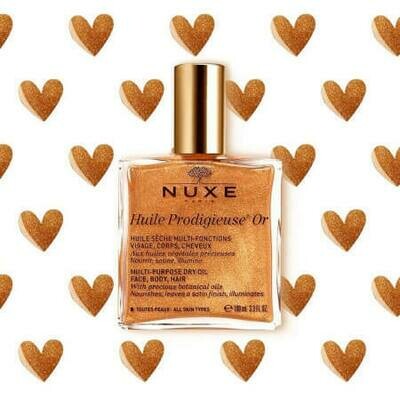 Золотое сухое масло для волос, лица и тела NUXE Huile Prodigieuse Or