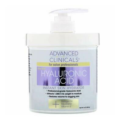 Гиалуроновая кислота для мгновенного увлажнения кожи Advanced Clinicals