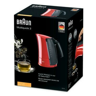 Электрочайник Braun Multiquick 3 Красный