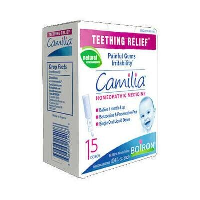 Boiron Camilia средство для снятия боли при прорезывании зубов 15 жидких доз