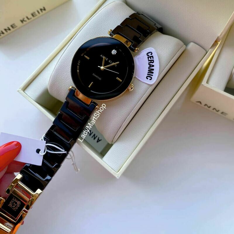 Anne Klein стильные женские часы с бриллиантом на отметке 12 часов