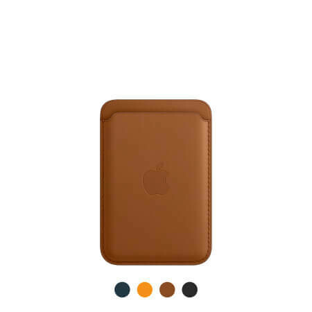Кожаный чехол-бумажник MagSafe для iPhone