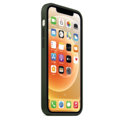 Силиконовый чехол MagSafe для iPhone 12 и iPhone 12 Pro