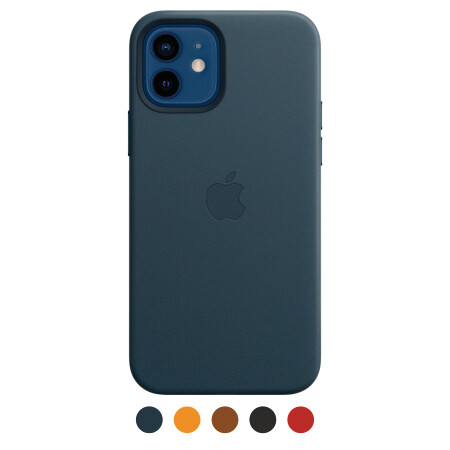 Кожаный чехол MagSafe для iPhone 12 и iPhone 12 Pro