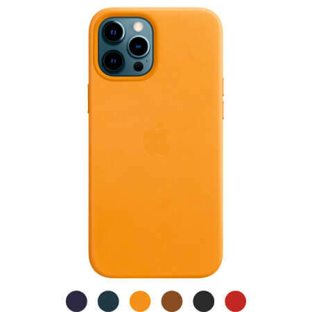 Кожаный чехол MagSafe для iPhone 12 Pro Max