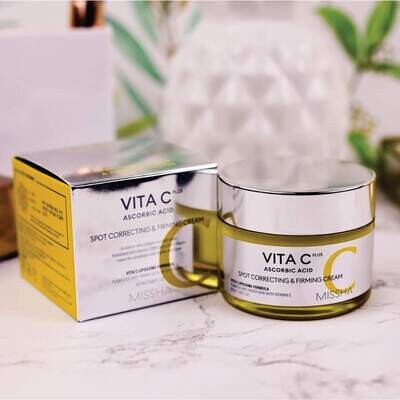 Крем для борьбы с пигментацией с витамином С MISSHA Vita C Plus Spot Correcting & Firming Cream