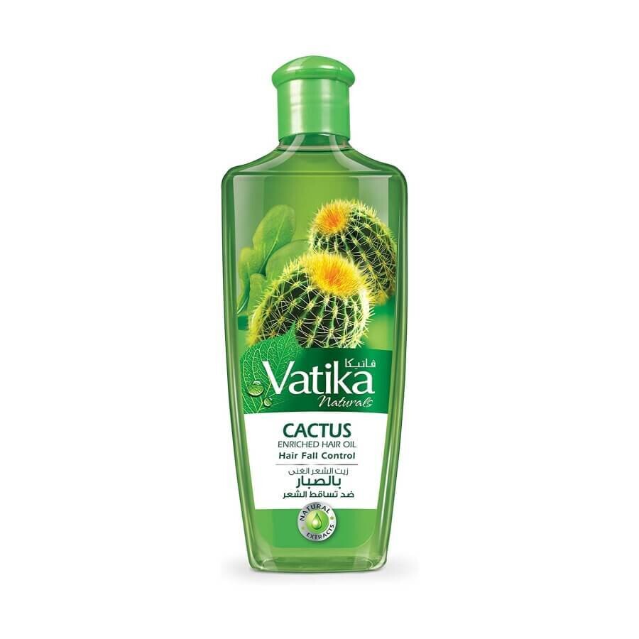 Масло от выпадения волос с экстрактом кактуса Dabur Vatika Cactus Enriched Hair Oil