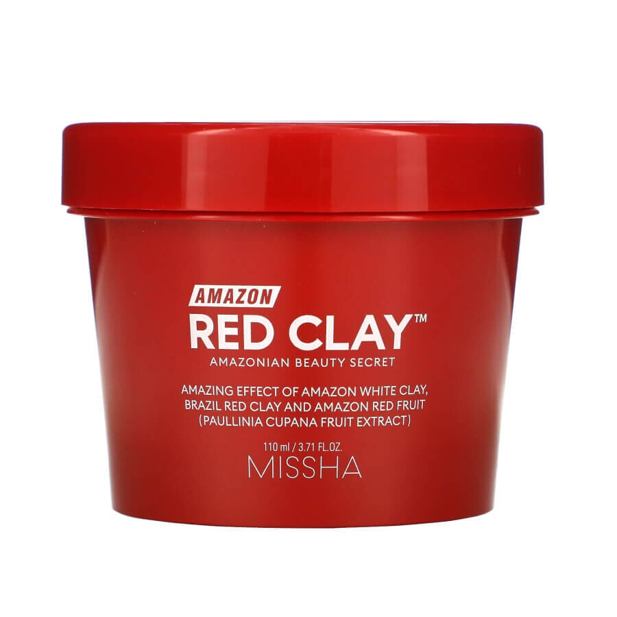 Очищающая глиняная маска для лица Missha Amazon Red Clay Pore Mask 110мл