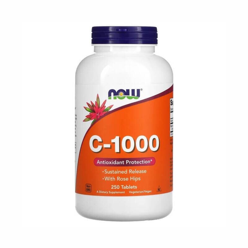 Now Foods, C-1000, 250 таблеток