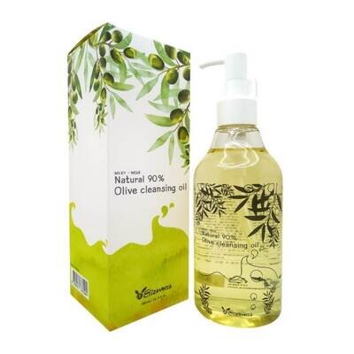 Очищающее гидрофильное масло Elizavecca Olive 90% Cleansing Oil 300мл