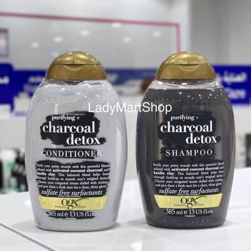 Набор для волос OGX Purifying Charcoal Detox (Шампунь+Кондиционер)