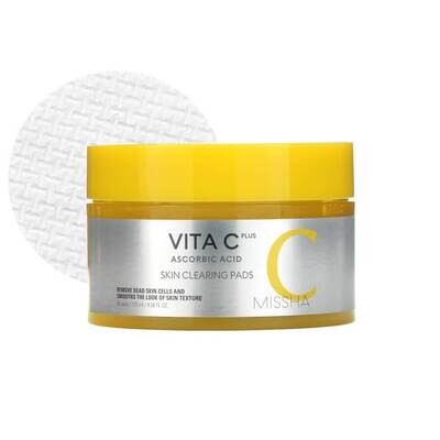 Очищающие диски - Missha Vita C Plus Skin Clearing Pads