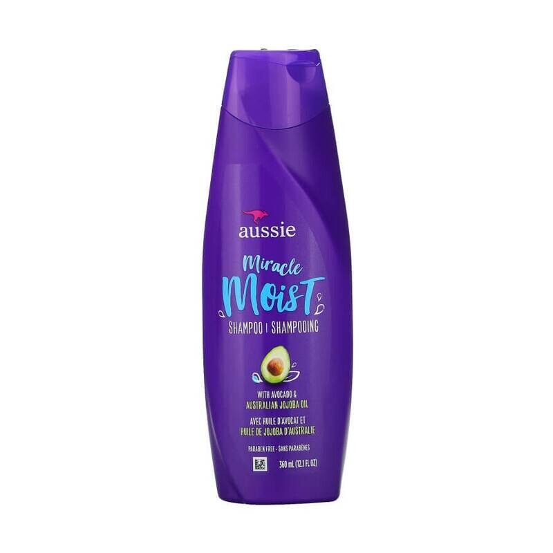 Aussie, Miracle Moist, шампунь для сухих волос с авокадо и австралийским маслом жожоба, 360 мл