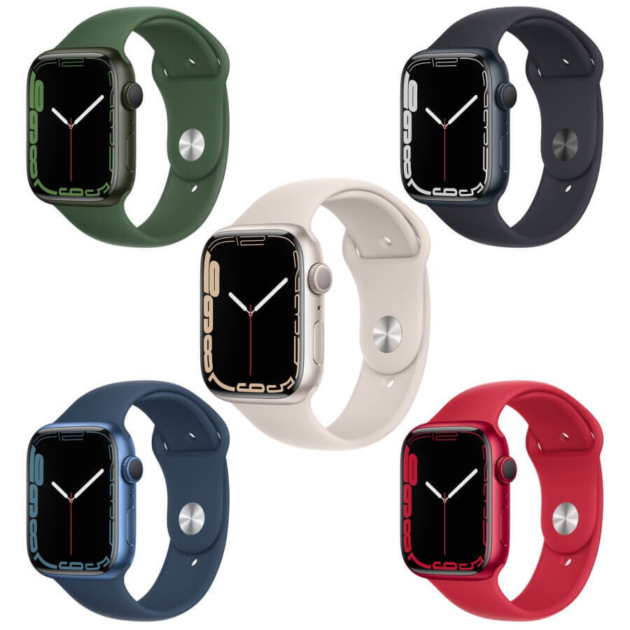 Apple Watch Series 7 Корпус из алюминия • Спортивный ремешок