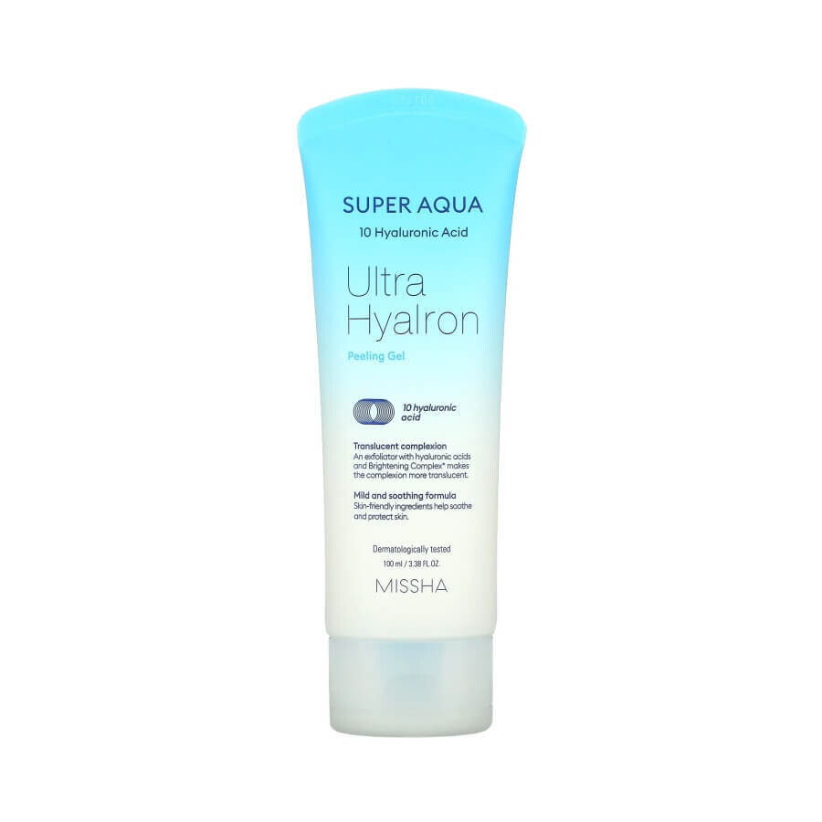Пилинг-скатка очищения и обновления кожи Missha Super Aqua Ultra Hyalron Peeling Gel