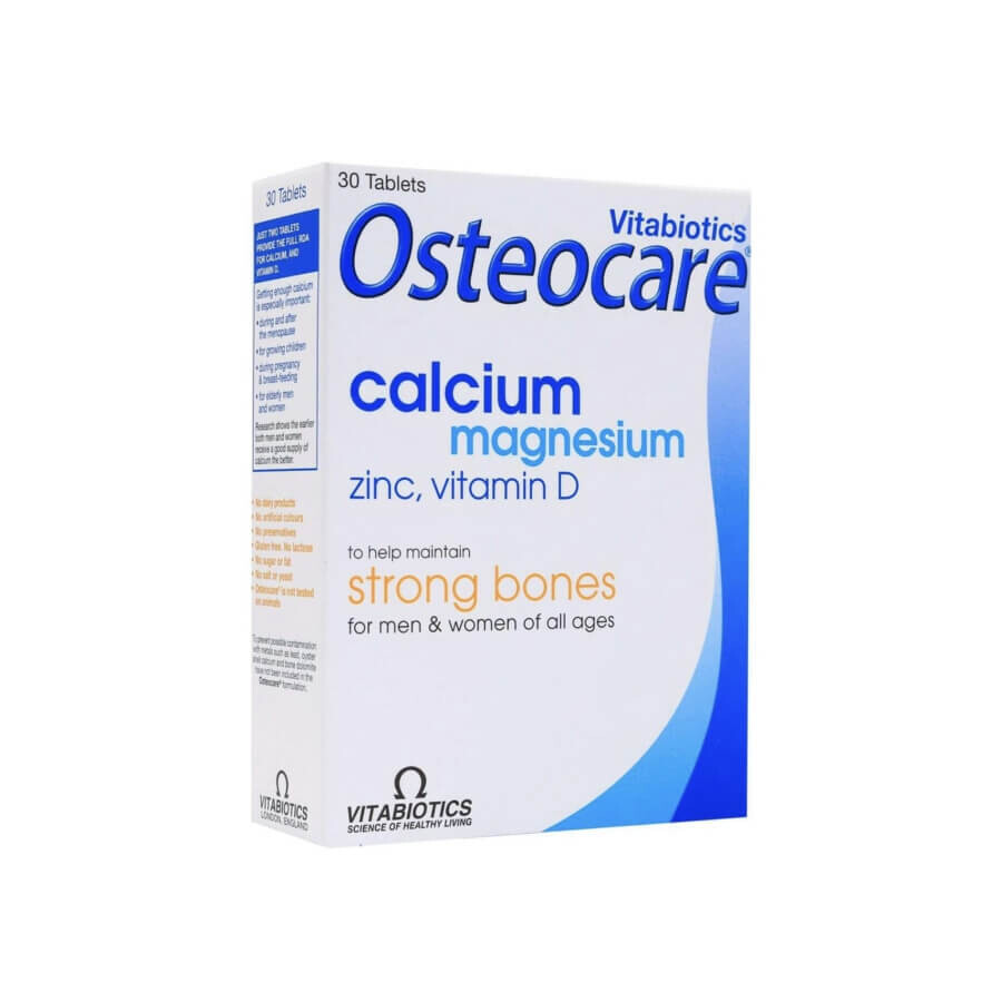 Vitabiotics Osteocare восполняет дефицит кальция, магния, цинка и витамина D