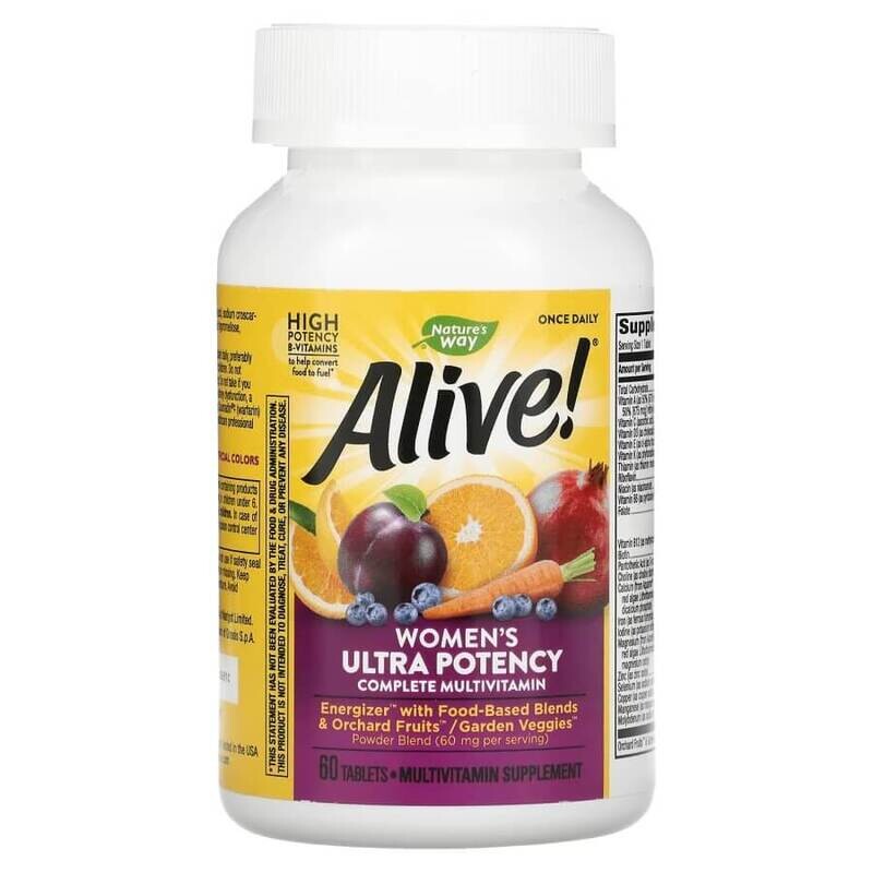 Витаминно-минеральный комплекс для женщин. Alive! Once Daily, Women's, Ultra Potency