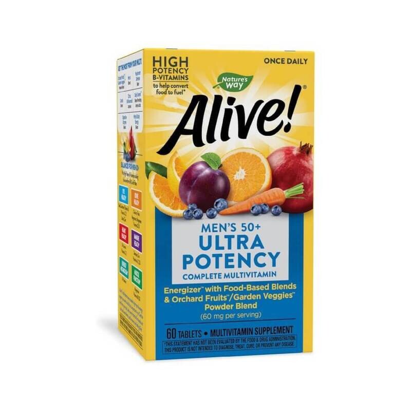 Витаминно-минеральный комплекс для мужчин.
Alive! Once Daily, Men&#39;s,Ultra Potency