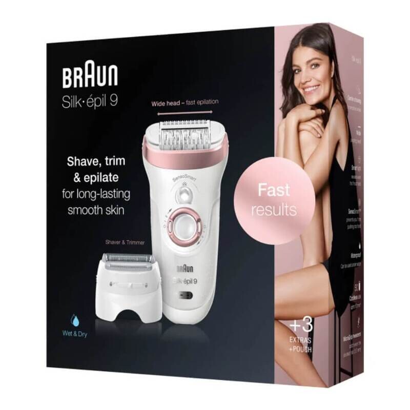 Эпилятор Braun Silk-epil 9 с технологий SensoSmart