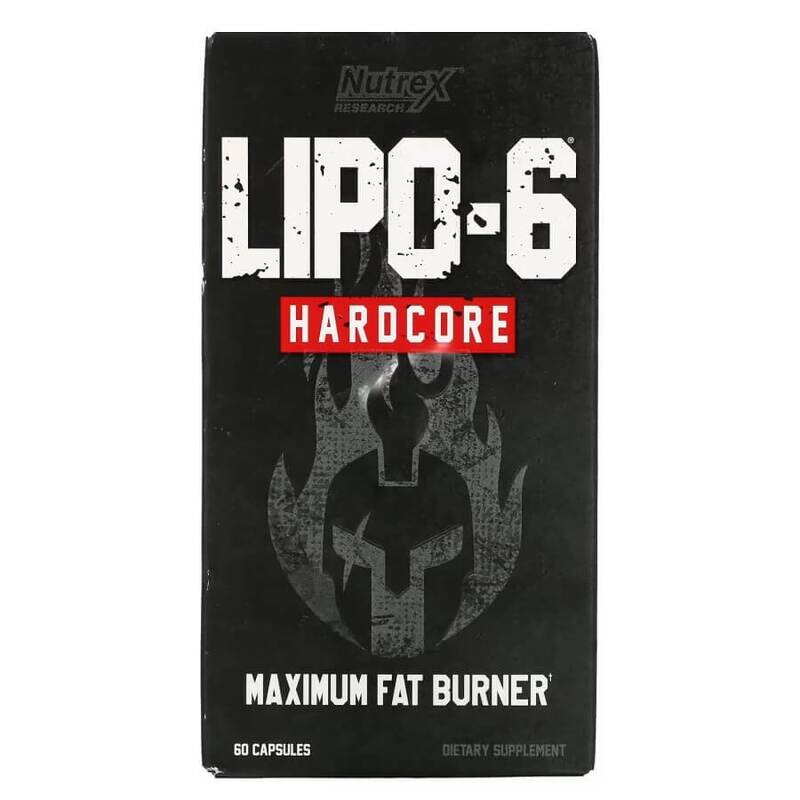 Nutrex Lipo-6 Hardcore жиросжигатель для мужчин и женщин