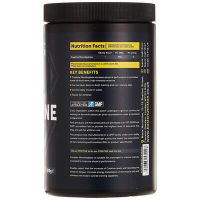 Креатин для набора мышечной массы Basix Pure Creatine - Unflavored - 500 gm