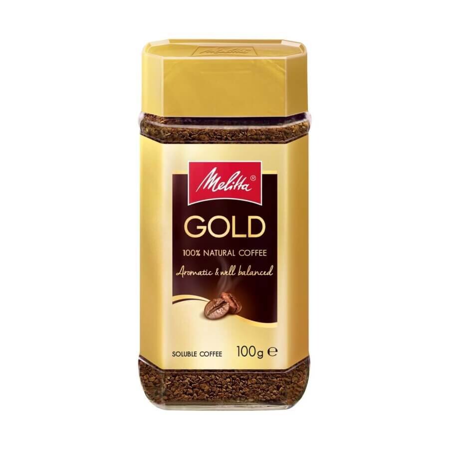 Растворимый сублимированный кофе с вкусным чарующим аромат Melitta Gold 200 гр
