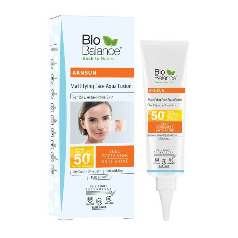 Солнцезащитный крем Biobalance Aknsun Mattifying Face Aqua Fusion