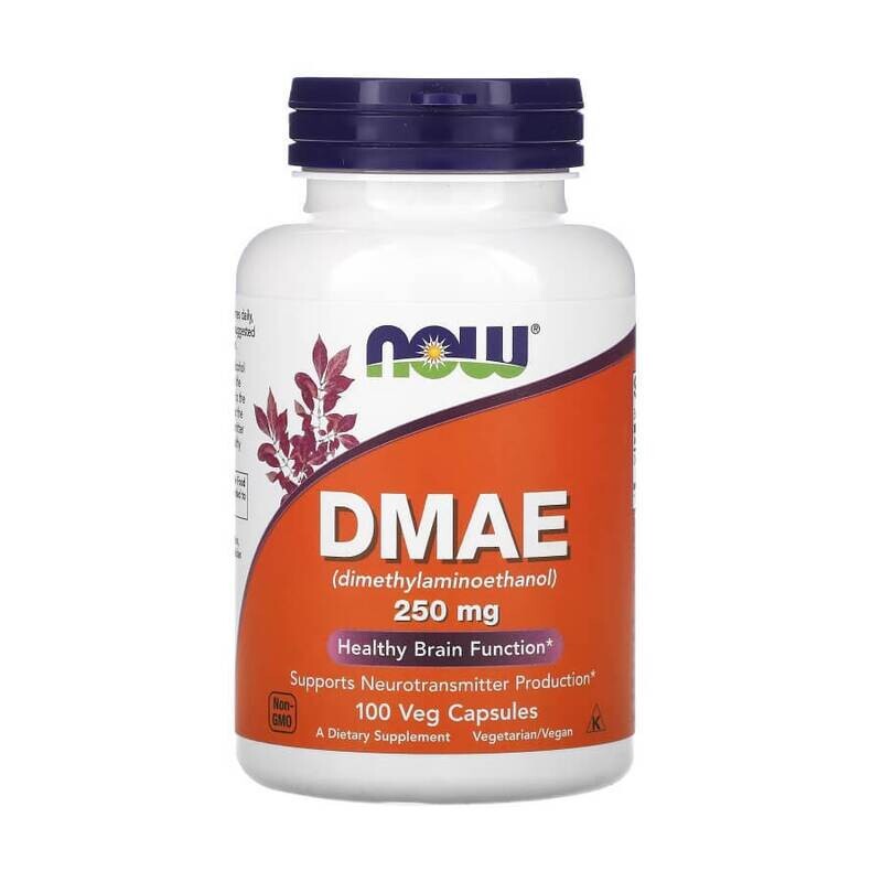 NOW FOODS DMAE (диметиламиноэтанол), 100 капс