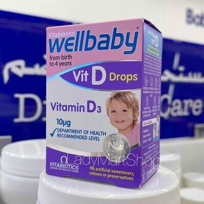 Витамин D3 для грудничков Wellbaby Vit D Drops
