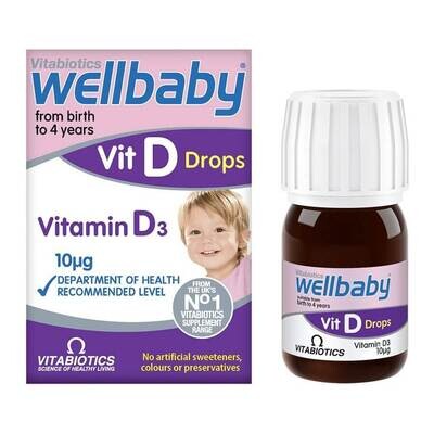 Витамин D3 для грудничков Wellbaby Vit D Drops
