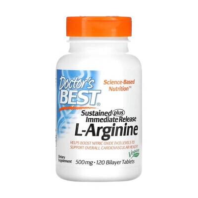 Doctor&#39;s Best L-аргинин 500 мг 120 таблеток