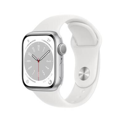 Apple Watch Series 8 White, Выберите размер корпуса: 41 мм, Выберите модификацию:: GPS