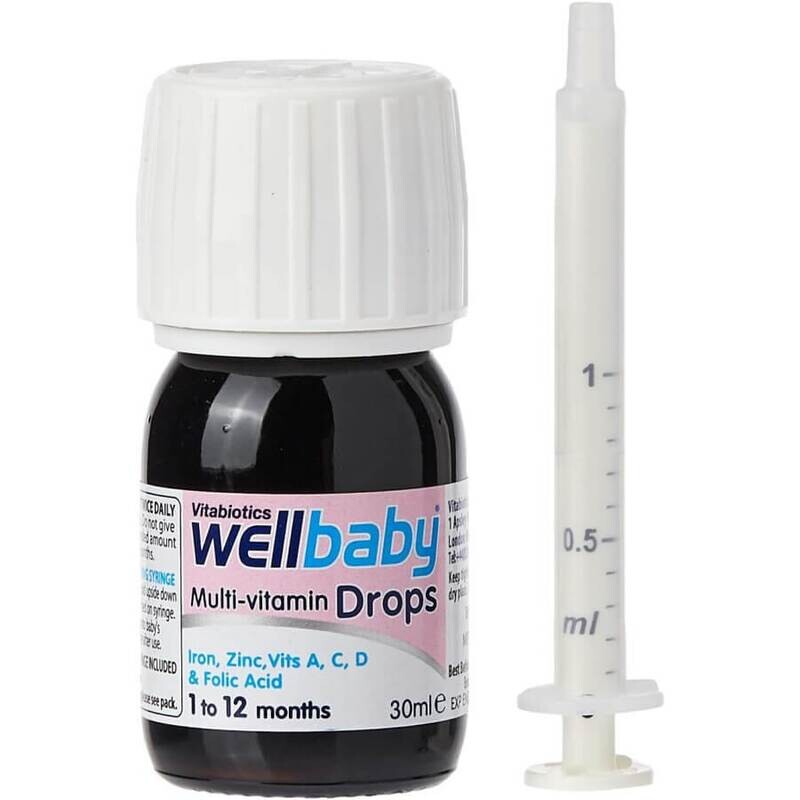 Мультивитамины для младенцев Vitabiotics Wellbaby